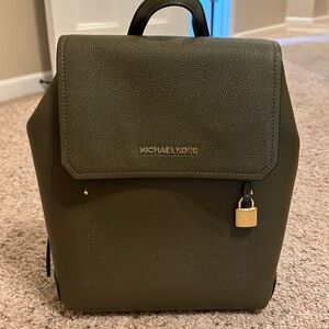 Olive Michael Kors Backpack